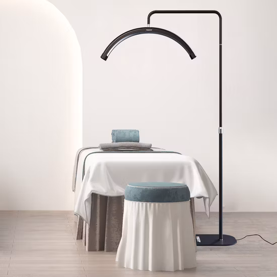 Beauty Salon LED Light 8X Magnifying Lamp for Inspection Eyelash Extension LED Magnifier Lamp