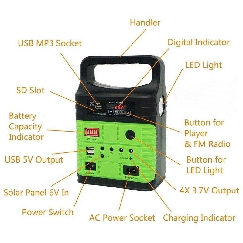 USB Rechargeable COB Work Torch Flood Lamp Solar Camping LED Inspection Light