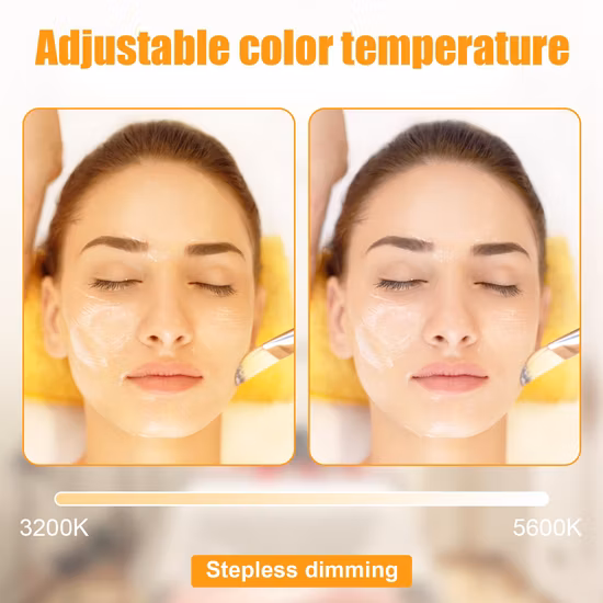 Beauty Salon LED Light 8X Magnifying Lamp for Inspection Eyelash Extension LED Magnifier Lamp