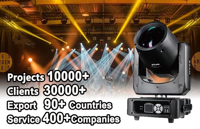 Disco Stage Lighting 230W Beam Moving Head Stage DMX512 DJ Sharpy Light