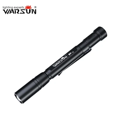 Warsun Mini torcia portatile XPE LED di nuovo stile Lampada a penna di alta qualità Torcia tascabile Lampada a penna portatile con clip